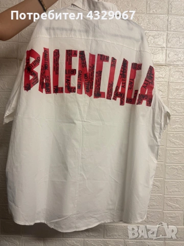 Мъжка риза Balenciaga , снимка 2 - Ризи - 53725442