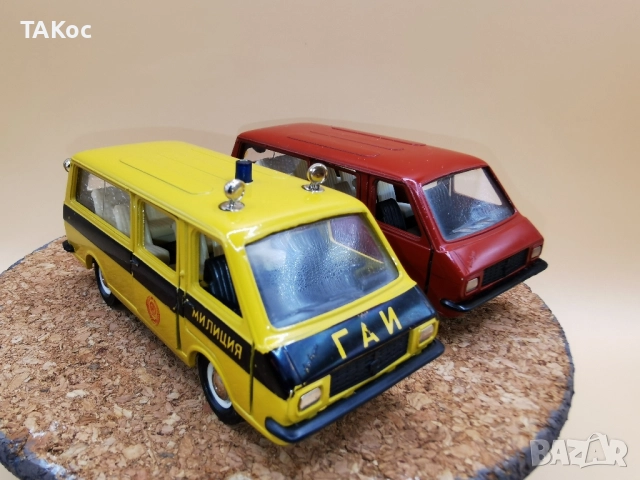 СССР, РАФ 2203 А25, 1/43, Патрулная ГАИ, снимка 14 - Колекции - 52091168