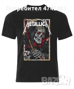 Рок метъл тениски на Metallica, снимка 4 - Тениски - 53534992