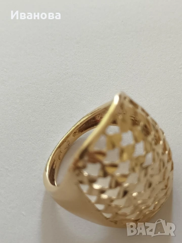 Златни руски обици, пръстен и гривна ест. перли и злато, снимка 11 - Гривни - 53779595