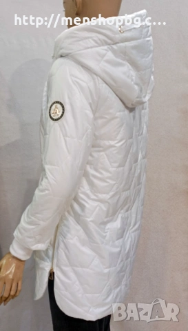 Елегантно пролетно яке - бяло, снимка 4 - Якета - 53623578