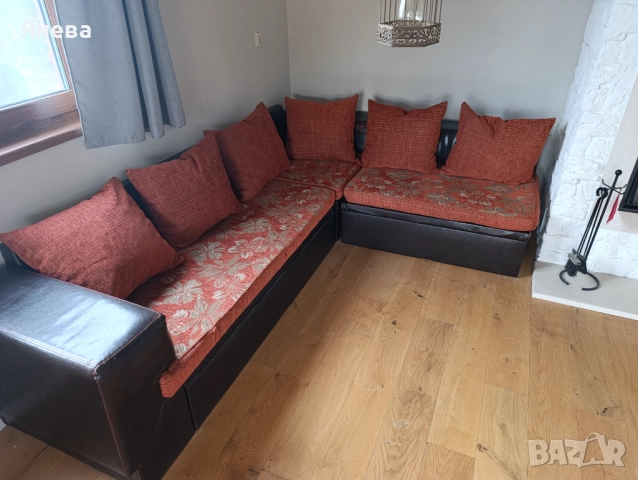 Ъглов диван с ракла и функция сън , снимка 3 - Дивани и мека мебел - 52392035