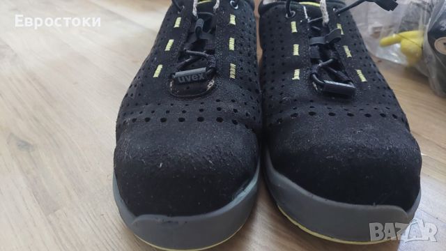 Предпазни работни обувки с неметално бомбе Uvex 1 S2 SRC, размер 41, снимка 9 - Други - 46462018