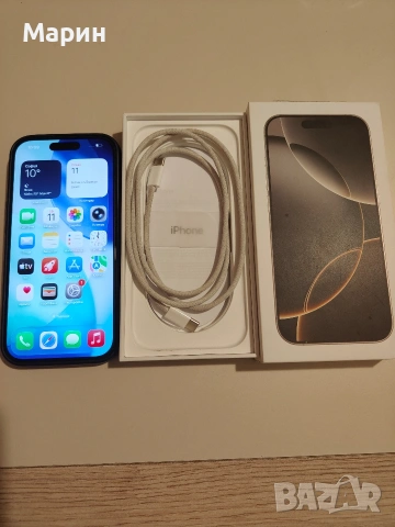 Iphone 16 Pro 256GB 90% 2г.гаранция, снимка 2 - Apple iPhone - 53803058