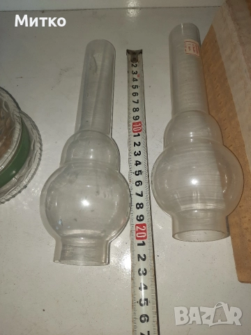 Ретро стъклена газена лампа от Соца, снимка 13 - Антикварни и старинни предмети - 52920885