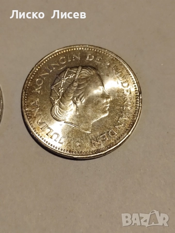 Нидерландия 10 гулдена 1970г., снимка 10 - Нумизматика и бонистика - 52943367