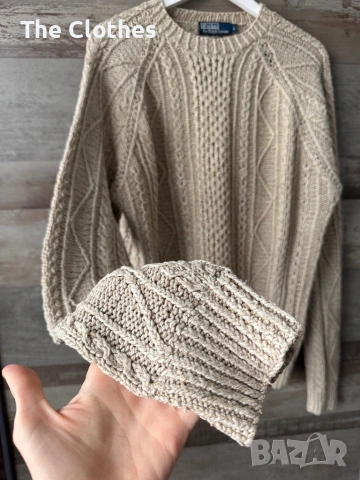 Пуловер Ralph Lauren Hand Knit - L-XL размер, снимка 6 - Блузи с дълъг ръкав и пуловери - 53441592