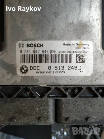 моторен компютър ECU за BMW X3 F25 (2010-2014г.). 0 281 017 647, снимка 2 - Части - 47476480