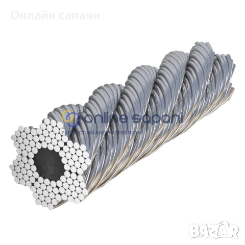 Стоманени въжета общо премназачение и конопена сърцевина 6X19M, снимка 6 - Други машини и части - 25688499