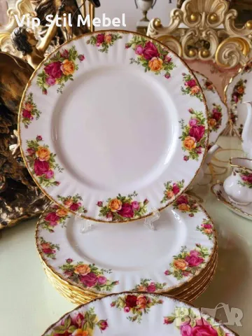 Английски чашки Royal Albert Old County Rose , снимка 13 - Антикварни и старинни предмети - 46897275