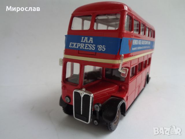 1:50 SOLIDO 1/50 Double Decker ДВУЕТАЖЕН АВТОБУС КОЛИЧКА МОДЕЛ, снимка 2 - Колекции - 45570112