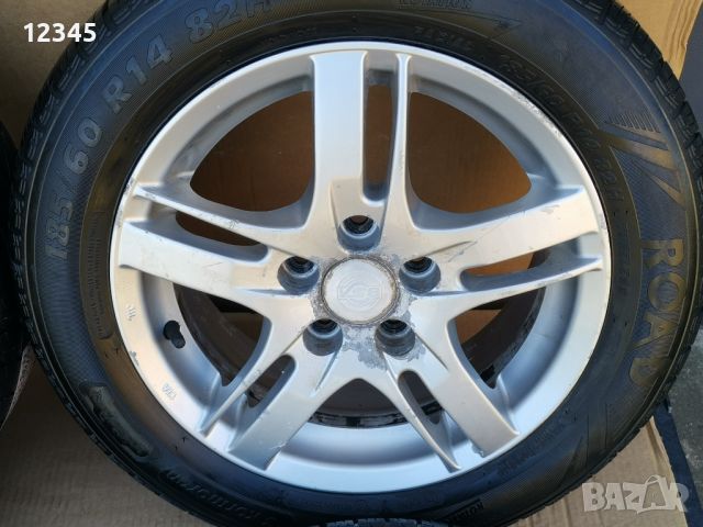 14’’ 5x100 za vw/skoda/seat 14” 5х100 за фолцваген/шкода/сеат с гуми 185/60R14 dot23-№38, снимка 5 - Гуми и джанти - 46731031