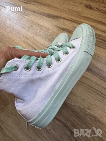 Оригинални високи бели кецове Converse ! 37 н, снимка 9 - Кецове - 49596733