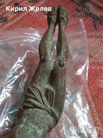 Стара метална фигура на Исус Христос 53662, снимка 14 - Други ценни предмети - 53392925