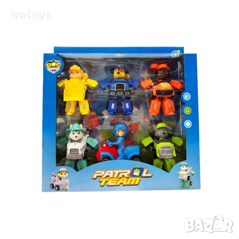 Детски трансформери Кученца-Роботи - Код 5562