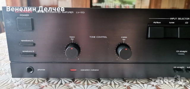 Усилвател LUXMAN V-100, снимка 2 - Ресийвъри, усилватели, смесителни пултове - 52207966