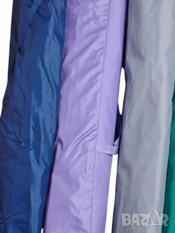 Кръгъл плажен чадър 2.40 м с чупещо се рамо, UV защита и прозорче за вятър, снимка 15 - Други стоки за дома - 50031421