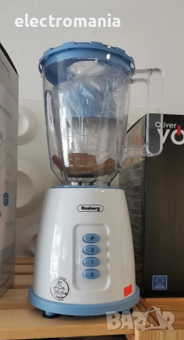 2 в 1 блендер с мелничка Rosberg R51162В, снимка 3 - Блендери - 43236649