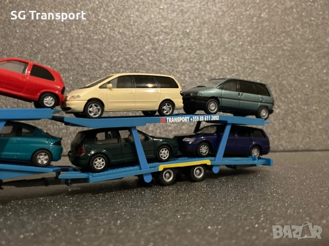 Mercedes Actros 1844 MP2 Kässbohrer SuperTrans Herpa 1:87 Автовоз, снимка 5 - Колекции - 53055804