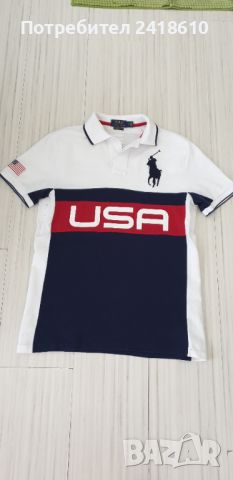 POLO Ralph Lauren Pique Cotton Custom Slim Fit Mens Size S ОРИГИНАЛ! Мъжка Тениска!, снимка 1 - Тениски - 46433625