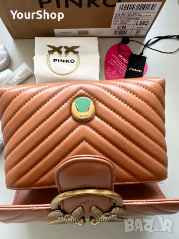 Дамска чанта Pinko Love Lady Puff Mini, снимка 5 - Чанти - 54049370