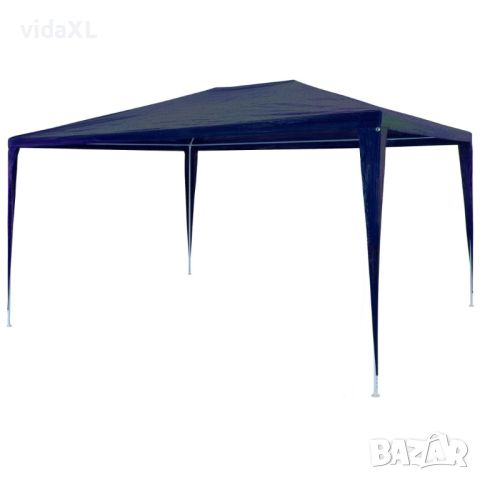 vidaXL Парти шатра, 3x4 м, PE, синя(SKU:45082, снимка 1 - Градински мебели, декорация  - 46334006