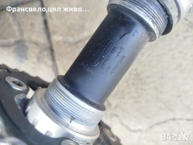 Курбел със средно движение за велосипед колело Shimano deore xt , снимка 5 - Части за велосипеди - 48152887