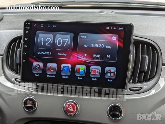 Fiat 500 2016-2019 Мултимедия Навигация Android, снимка 2 - Аксесоари и консумативи - 52084126