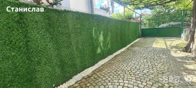 Жив плет Декоративна ограда 95% плътност с UV защита, снимка 6 - Огради и мрежи - 53338746