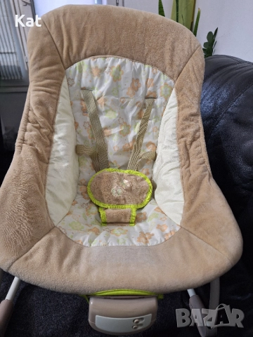 Бебешки шезлонг cangaroo с вибрация и мелодия, снимка 4 - Детски шезлонги - 52581245