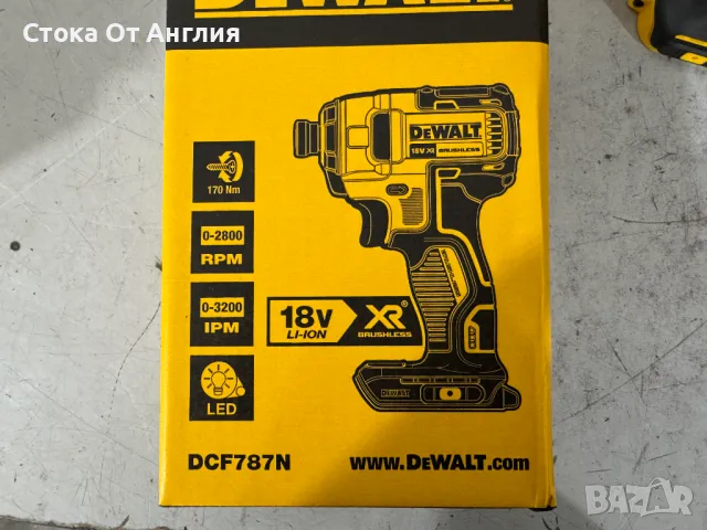 Импактор 18 V Li ion /170 Nm/ DeWALT DCF787/Brushless , снимка 8 - Други инструменти - 49219426