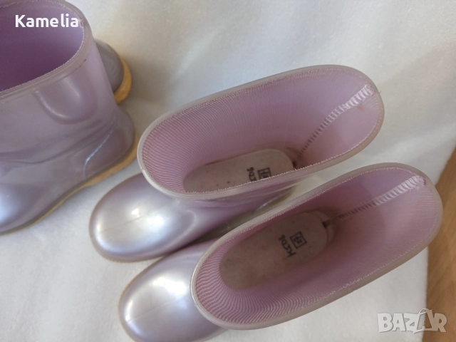 Лилави гумени ботуши, 27 номер , снимка 3 - Бебешки боти и ботуши - 51893664