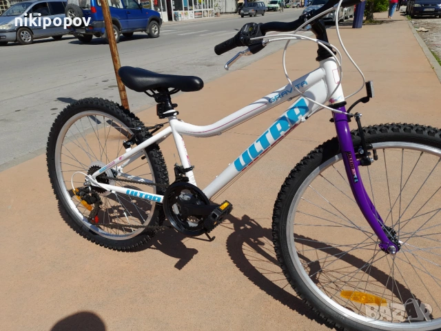 CROSS Велосипед 24" Ultra GRAVITA бял, снимка 6 - Велосипеди - 53848505