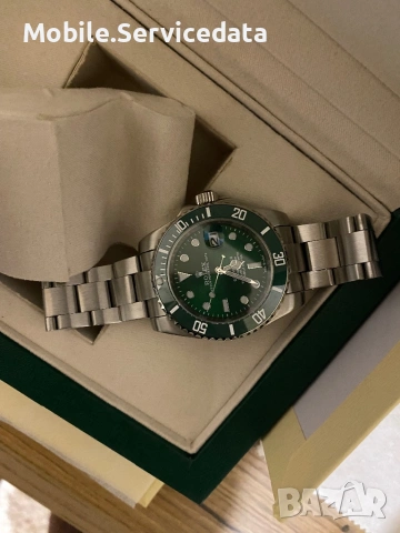 Rolex Submariner Hulk - кутия + сертификат - перфектно състояние, снимка 3 - Мъжки - 53638847