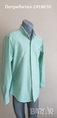 POLO Ralph Lauren Oxford Shirt Pique Cotton Slim Fit Mens Size L ОРИГИНАЛ! НОВО! Мъжка Риза!, снимка 6 - Ризи - 46624650