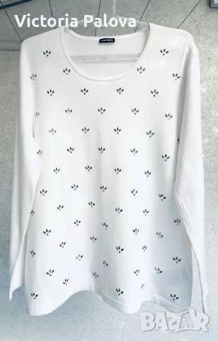 Красива нежна бяла блуза GERRY WEBER Германия