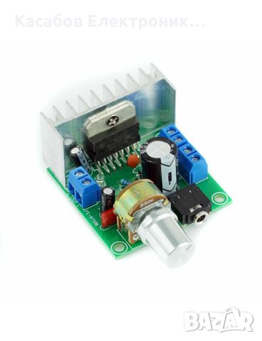 Аудио усилвател TDA7297 2x15W 12V с потенциометър, снимка 3 - Друга електроника - 46242365