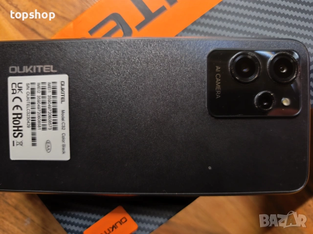 Смартфон OUKITEL C32 с 128GB памет и 16GB RAM, проверен   , снимка 7 - Други - 53869921