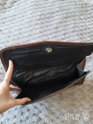 Дамска чанта клъч естествена кожа , снимка 4 - Чанти - 53679551