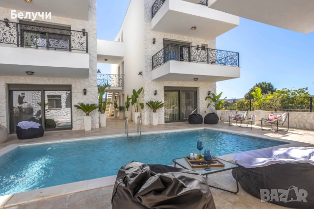 Къща с басейн в Гърция Неа Перамос, снимка 3 - Почивки в Гърция - 51689363