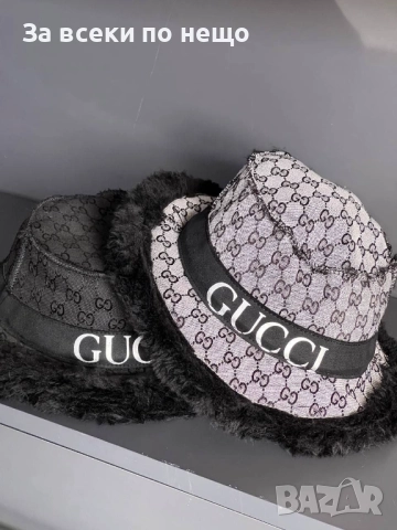 Gucci Зимна Шапка Бомбе Гучи - Налични Различни Цветове Код E1085, снимка 2 - Шапки - 52487328