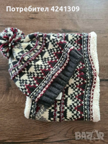 Детски комплект Zara kids - шапка и шал