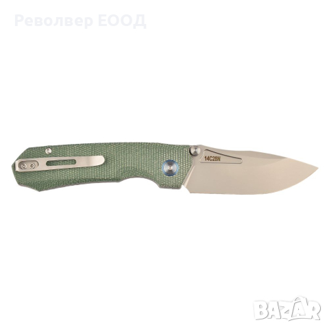 Сгъваем нож Dulotec K262-GN дръжка от Micarta и 14C28N неръждаема стомана, снимка 4 - Ножове - 45007816