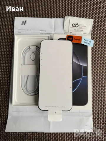 512*НОВ*ЛИЗИНГ 90лв/м•iPhone 16 pro Max Black айфон 16 про макс, снимка 3 - Apple iPhone - 50285473