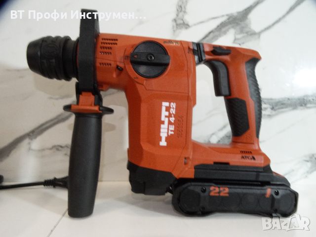 Hilti TE 4 - 22 / 2 x 4.0 Ah / Nuron - Компактен перфоратор D дръжка, снимка 2 - Други инструменти - 45775518