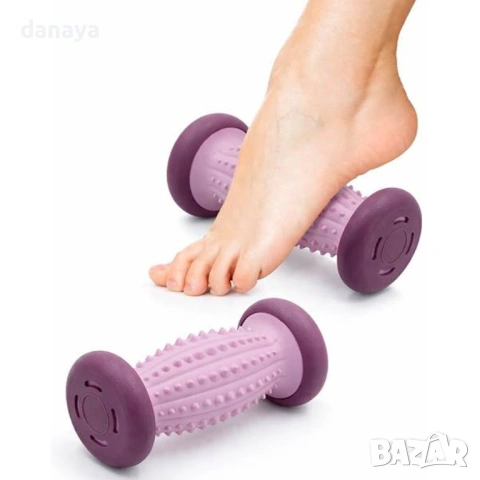 6462 Масажен ролер за крака и мускули с шипове – ролер масажор за фасция и облекчаване на напрежение