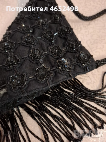 STARLETTE NINA GILL Чанта от мъниста, снимка 5 - Чанти - 52529240