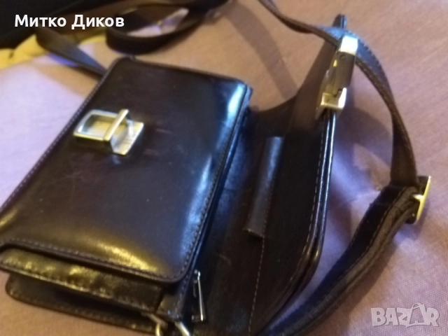 АКА маркова чанта естествена кожа за колан ръка и през рамо нова 183х123х60мм, снимка 5 - Чанти - 52839960
