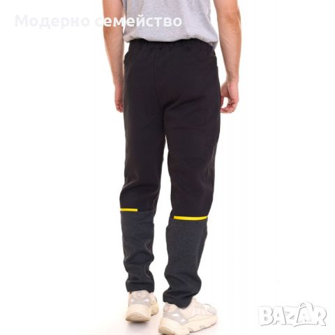 Мъжко спортно долнище puma x borussia dortmund football casuals pants black yellow, снимка 1 - Спортни дрехи, екипи - 46811893