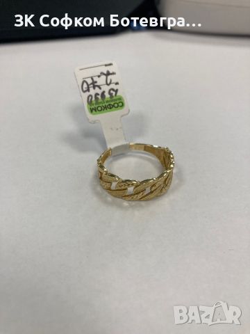 Златен дамски пръстен 14к, снимка 1 - Пръстени - 45694897